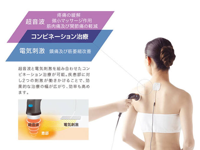 超音波＋ハイボルトコンビネーション治療